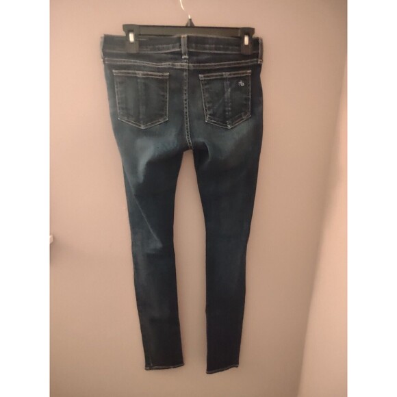 Rag & Bone Jeans Slim Distressed Skinny in Ayoyama Size 26 Grunge - Picture 4 of 11